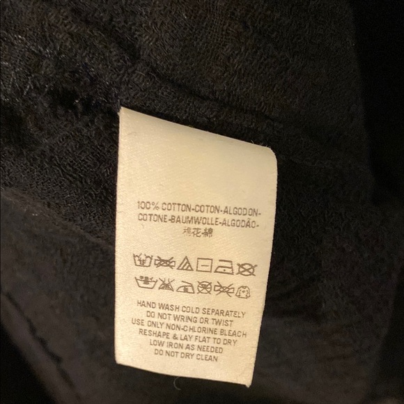 Free People Black Off the Shoulder Puff Sleeve Blouse - Picture 4 of 5